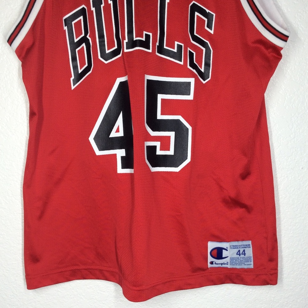 CHAMPION BASKETBALL JERSEY – CHICAGO BULLS – JORDAN #45 - Picture 3 of 7